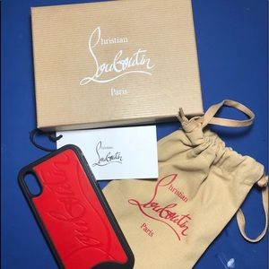 Christian Louboutin red bottom IPhone X case